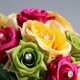 thumbnail image 4 of Artificial Colorful Rose Wedding Bridal Bouquet Romantic Bride Holding Flowers DIY Bridesmaid Bouquets Valentine's Day Decoration, 4 of 4