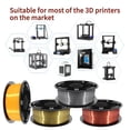 thumbnail image 3 of Filamento de impresora 3D PLA brillante de seda YOUSU 1 75 mm metálico dimensional, 3 of 8