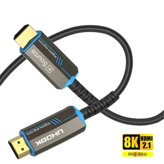 8K 60Hz HDMI 2.1 Fiber Optical Cable 4K 120Hz 2.0 Ultra High Speed 48Gbps HDR eARC 3D HDCP 10M 15M 20M 30M 50M For TV Projector