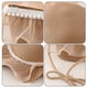 thumbnail image 3 of Conjunto de sombrero de paja y bolso de paja con encaje de perlas para niños de 52 a 54 cm de circunferencia, lindo sombrero para el sol para salidas de verano, color caqui, 3 of 6