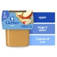 thumbnail image 3 of (8 pack) Gerber Stage 2 Baby Food, Apple Puree Tubs, Baby Puree 8 oz, 3 of 16