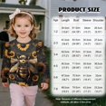 thumbnail image 2 of Xixirimido Bee Sunflower Print Toddler Girls Sweatshirt Long sleeve Pullover Top Crewneck Sweater Kids Cute Graphic Pullover Sweater Fall Winter Clothes, for 5-6Y, 2 of 7