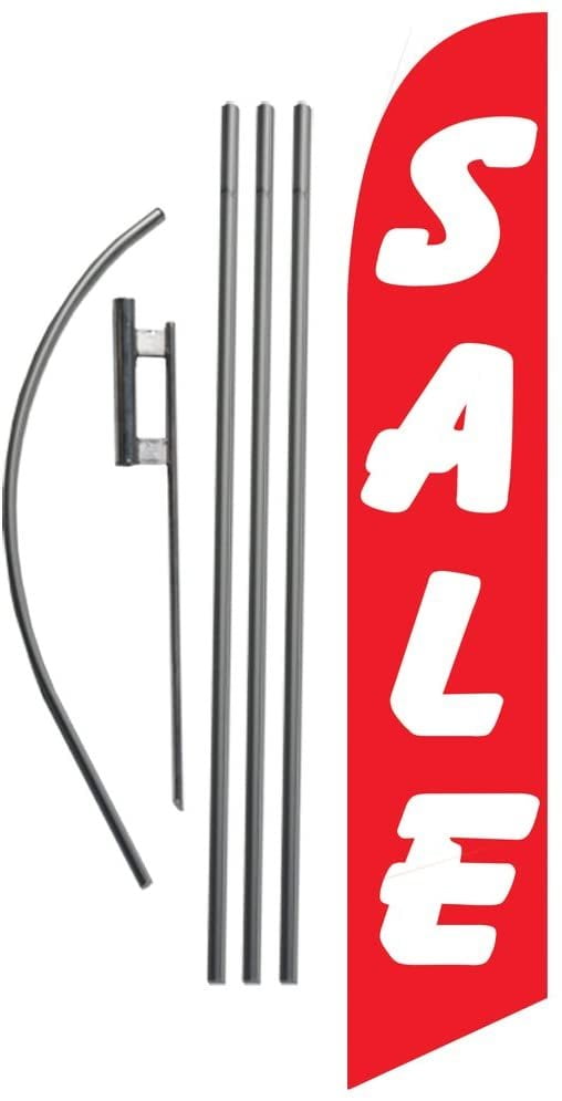 4 four SOFA SALE red/yel 15 WINDLESS SWOOPER FLAGS KIT 4 four SOFA SALE red/yel 15 WINDLESS SWOOPER FLAGS KIT