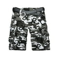 thumbnail image 3 of Iyufng Cargo Shorts for Men,Men's Shorts,Men Casual Camouflage Fashion Zipper Button Pockets Cropped Cargo Shorts,Mens Shorts, 3 of 4