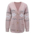 thumbnail image 4 of Qertyioot Cardigan Ouvert pour Femmes Mode Décontractée Manches Longues Tricoté Long Blouse Manteau, 4 of 5