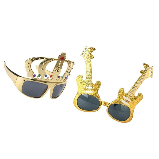 Gafas de sol de la fiesta de la corona de violín jinwen 2 Piezas de Cosplay