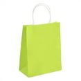 thumbnail image 1 of Oleegame 1PC 4Pcs Hand Paper Bag Kraft Paper Bag Packing Gift Bag Colorful Shopping Bag Green, 1 of 2