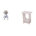 thumbnail image 1 of Figura de escritorio,Estante con estatua de astronauta para decoración de oficina y hogar,Figura decorativa de escritorio de resina para decoración del hogar,Mesilla de noche,Mesa auxiliar, 1 of 8