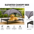 thumbnail image 3 of PAWFECT™ Bed Company And Pet Supply Large Raised Dog Bed With Canopy – Gray Top Elevated Pet Cot, Breathable Mesh Cooling Bed For Indoor Outdoor Use, 3 of 5
