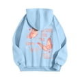 thumbnail image 5 of Pink Graphic Hoodie for Women 2024 Cute Preppy Sweatshirt Long Sleeve Drawstring Pullover Tops with Pockets, 5 of 5