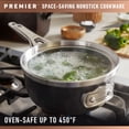 thumbnail image 6 of Calphalon Premier Space Saving 1.5 Qt Hard Anodized Nonstick Saucepan w/Lid, 6 of 14