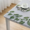 thumbnail image 5 of HAOXIT Sage Green Leaves Square Eucalyptus Leaf Wrinkle Resistant Spring Waterproof Table Cover Decoration for Dining Kitchen Party Decor 40*40, 5 of 8