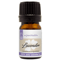 GreenHealth Lavender Essential Oil 1/6 fl oz (5 ml) Glass Bottle with Euro Dropper