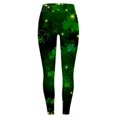 thumbnail image 3 of MKLEKYY Leggings push up para mujer, leggings estampados del Día de San Patricio para mujer, pantalones de yoga deportivos para entrenamiento y fitness 598, 3 of 3