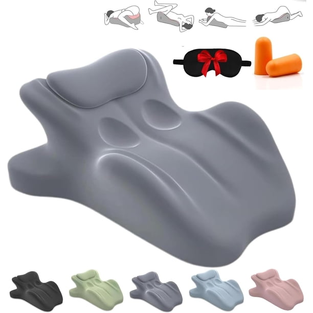 2026 new Pillow, Sweet Surrender Couples Pillow, 27° Angle Perfect Position Couples Pillow, Rebound Couple Pillows, for All Posture(Grey)