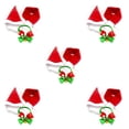 thumbnail image 2 of Gorro de Papá Noel Billuyoard bufanda campana disfraz navideño para mascotas, 2 of 5