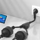 thumbnail image 4 of High quality European double socket one point two European extension cord with, 4 of 5