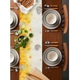thumbnail image 3 of Autumn Leaves Oil Painting Dining Table Runner Banquet Feastival Party Tablecloth Modern Printed Table Runners Placemat, 3 of 5