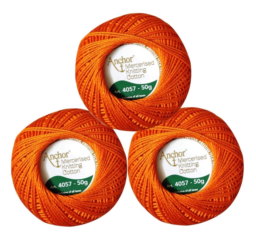 Anchor Crochet Threads Tatting Knitting Hand Embroidery Cross Stitching Balls 50 Grams (Pack Of 1)