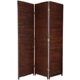 thumbnail image 2 of Oriental Furniture 71'' Rush Grass Woven 3 Panel Room Divider, 2 of 3