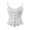 White, variant on Halloween Under $ 30 Shapers Women Overbust Waist-Shaper Top Bow Detail Front Buttons Waist Shaper Gift Pink Shapers