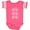 Football Pink and White, variant on Inktastic Biking Bicycle Silhouette Girls Baby Bodysuit