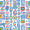 Blue Retro Pattern, variant on Yayeee Faucet Mat for Kitchen Sink 14.7" Diatomite Long Splash Guard Pad, Blue Retro Pattern