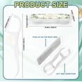 thumbnail image 4 of 50 sets of eucalyptus dental floss picks as wedding party favors, thank you for celebrating with us, gift for bride shower, baby shower party favors, guests, 4 of 4