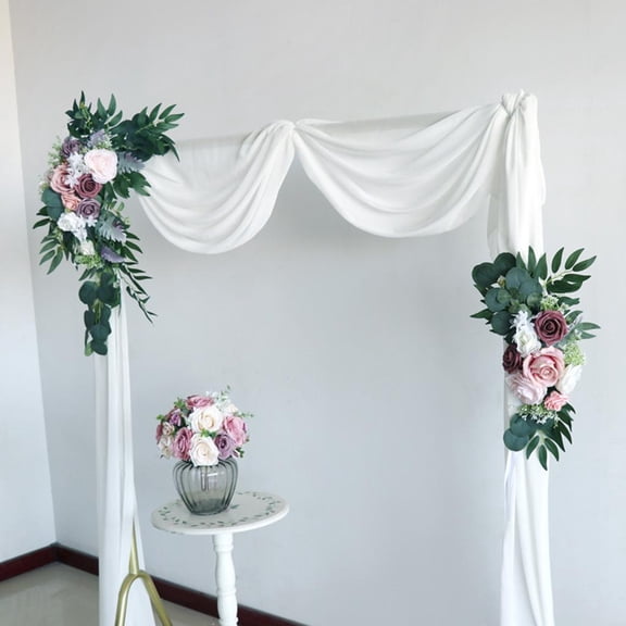 s Artificial Flower Arch Decor Pink Window Display Flower Wedding Flowers for Wedding Door Ceremony Party