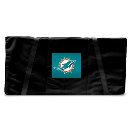 UPC: 0193547768332 | Miami Dolphins Regulation Cornhole Carrying Case