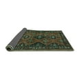 thumbnail image 2 of Ahgly Company Indoor Square Persian Turquoise Blue Traditional Area Rugs, 7' Square, 2 of 4