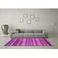 thumbnail image 3 of Ahgly Company Indoor Rectangle Abstract Purple Modern Area Rugs, 4' x 6', 3 of 4
