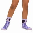 thumbnail image 3 of TeeHee Kids Cotton Fashion Crew Socks 6 Pair Pack for Girls, 3 of 7