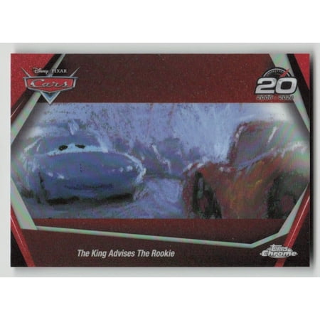 2006 Topps Chrome Disney Pixar Cars 20th Anniversary #CRS-1 Lightning McQueen Near Mint or Better