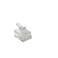 thumbnail image 4 of CablesAndKits Modular RJ12 Plugs for Solid Round Cable, 6P6C, Qty-100, 4 of 4