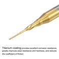 thumbnail image 3 of Brocas de Molino CNC Unique Bargains Titanio Recubierto Tungsteno Carburo 0,5 mm x 4 mm, 3 of 6
