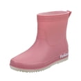 thumbnail image 2 of ssuyfkrb Pink Rain Boots,Women Rain Boots,Womens Water Boots,Stability,Slip-Resistant,Solided,PVC,39(US：7), 2 of 4