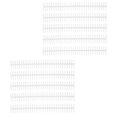 thumbnail image 4 of Plastic Binding Spines, Stable and Sturdy, Pack of 10, 13mm Inner Diameter, for Office, Student, Teacher Use, Stationery Accessories Binding Consumables, with Glossy Page Turning,, 4 of 7