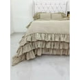 thumbnail image 4 of Pavish Export Ruffle Duvet Cover In Uo Bedding Washed Duvet Cover With 2 Pillow Case Soft Cotton Wedding Duvet Cover Set Twin XL, 4 of 4