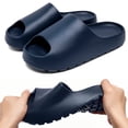thumbnail image 5 of Yarkasie Unisex House Slide Sandals Indoor Outdoor, Cloud Slides for Women Men, Blue Recovery Slides Size 8, 5 of 11
