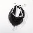 thumbnail image 2 of NMMUED Bandanas Head Scarf Headband for Women’s Hair, Lace Hair Scarf Bandana Headband, Cute Head Kerchief Summer Accessories Black One Size, 2 of 6