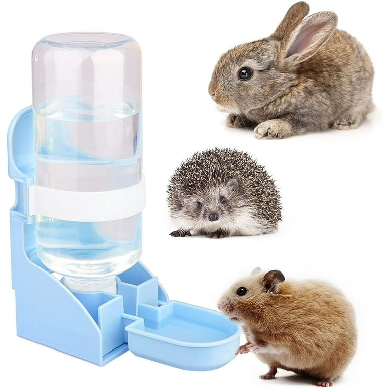 Rabbit Water Bottle 500ml 17oz Guinea Pig Water Bottle Non Drip Hamsters Automatic Water Dispenser Free Standing Small Animal Water Bottle for Bunny Chinchilla Hedgehog Squirrel Ferret Walmart