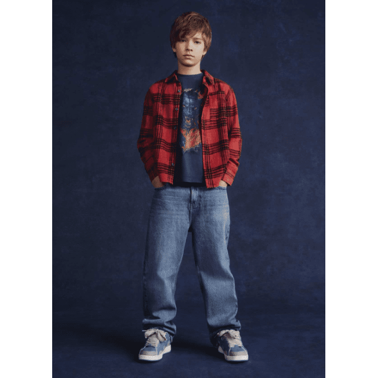 Weekend Academy Boys Garment Washed Flannel Shirt photo 3