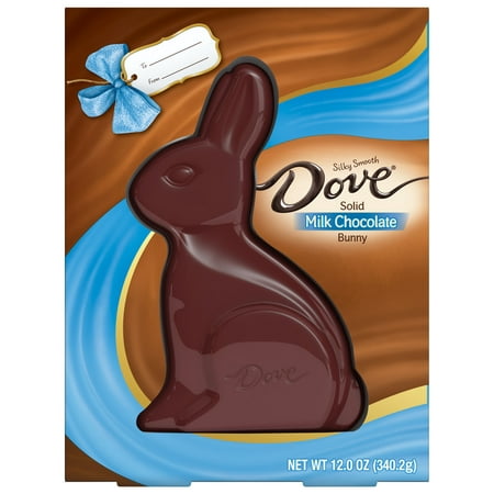 DOVE Milk Chocolate Easter Candy Solid Easter Bunny