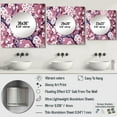 thumbnail image 4 of Designart "Whispering Sakura Blossoms I" Floral Square Mirror Wall Decor Traditional - Large White Square Bathroom Mirror - Square Printed Wall Mirror Art, 4 of 5