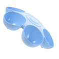 thumbnail image 1 of Hytrove Plato Multifuncional Para Mascotas Color Azul Con Floral Y Seis Secciones Para Perros Y, 1 of 8
