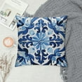 thumbnail image 2 of ONETECH Blue Chinoiserie Pillow Covers , Blue and White Chinoiserie Pillows Decorative Throw Pillows Cover, Blue and White Porcelain Chinoiserie Home Living Room Bedroom Decor, 2 of 5
