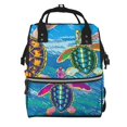 thumbnail image 1 of Easygdp Little Sea Turtles para Bolsa de Bebé de Gran Capacidad con Múltiples Bolsillos, Bolsa de Pañales para Padres, Bolsa de Viaje Organizada y Elegante, 1 of 6