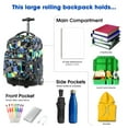 thumbnail image 5 of J World Boys and Girls Sunrise 18" Rolling Backpack for School and Travel, Cubes, 5 of 6