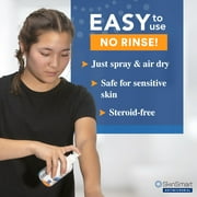 SkinSmart Antimicrobial Eczema Therapy with Hypochlorous Acid, Removes Bacteria so Skin Can Heal, for Adults, Kids and Seniors, 8 Ounce Clear Spray